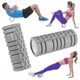 Массажный ролик Gymtek EVA 33x14 см серый для растяжки укрепления - изображение 1