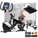 Велотренажер Hop-Sport HS-070L Helix серебристый + мат. Горизонтальный, электромагнитный, iConsole+, до 150 кг, для реабилитации, дома - изображение 1