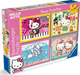 Zestaw puzzli Ravensburger Hello Kitty 4 x 100 elementów 12004159 (4005555041597) - obraz 2