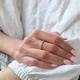 Серебряное кольцо Дорожка с Белыми Камнями 18 размер серебро 925 пробы Родированное 1.40г 4603р - изображение 3