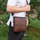 Сумка с клапаном через плече з гладкої шкіри коричнева Tiding Bag TD-81020 - зображення 3