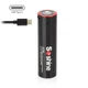 Батарейка акумуляторна Soshine 21700 3.7V/5000 mAh c зарядкою Type-C і функцією PowerBank - 1 ШТ. - зображення 1