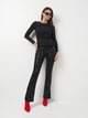 Блузка H&M 34 Бордовий 0558370_03 - зображення 2