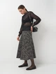 Блуза H&M 34 Черно-белый 0596119_сетка_16 - изображение 2