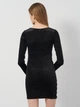 Платье H&M S Черный 0928254_блеск_09 - изображение 3
