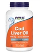 Жирные кислоты Now Foods Cod Liver Oil 1000 мг 180 капсул - изображение 1
