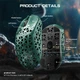 Геймерська бездротова (Bluetooth + 2,4G) миша з карбону Attack Shark R5 Ultra, PixArt PAW3950MAX, 8K, 42000DPI, GREEN/ЗЕЛЕНА (R5-3950UG) - изображение 7