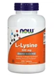 Амінокислота Now Foods L-Lysine 500 мг 250 таблеток - зображення 1