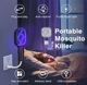 Уничтожитель насекомых USB работает от Powerbank, отпугиватель комаров и мух Electronic shock - изображение 3