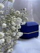Коробочка для кольца с подсветкой Classic, синяя - Футляр шкатулка квадратной формы для предложения или свадьбы (601074) - изображение 5