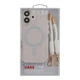 Чохол TPU+PC LanyardCase with MagSafe для iPhone 16 White - зображення 2