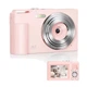 Цифровой фотоаппарат Benjie DC01 1080P 64GB 2.4" 48мп камера розовый - изображение 7