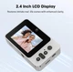 Цифровой фотоаппарат Benjie X60 1080P 32GB 2.4" 48мп камера белый - изображение 5