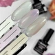Топ для гель лаку з шиммером Crooz Top Shimmer Pink 8 мл (Рожевий) - зображення 7