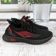 Кроссовки подростковые текстильные FDEK черные с красным 36р (22,5 см) 5894 - изображение 4