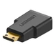 Адаптер Ugreen Micro HDMI Male to HDMI Female Adapter Black (20106) - зображення 1