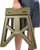 Стул раскладной туристический Tribe Camp Chair High пластиковый (T-EF-0002-olive) - изображение 8