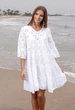 Пляжное платье для женщин с вышивкой Fresh Cotton 1608 F-1с 46(L) Белый - изображение 2