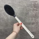 Щітка масажна силіконова з довгою ручкою для душу і ванни Titiz Plastik GP-152 сіра з білим - зображення 5