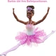 Лялька Барбі Дрімтопія балерина Barbie Dreamtopia Twinkle Lights Posable Ballerina Black Hair - зображення 2