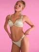 Бюстгальтер Victoria's Secret Bombshell Add-2-Cups Scattered Shine Strap 75B Бежевий (26989156) - зображення 5