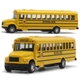Модель автомобіля School bus 1:64 металева інерційна машинка шкільний автобус іграшка жовта у коробці - зображення 1
