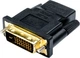Переходник DVI-D папа - HDMI мама адаптер - зображення 1
