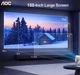 Портативный проектор AOC для дома и офиса 1080P (1920x1080) с Wi-Fi для подключения к телефону - изображение 7