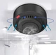 Звуковой смарт датчик дыма Wi-Fi 2.4 GHz беспроводной пожарный дымовой детектор для дома / офиса, черный (109893624) - изображение 2