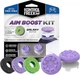 Накладки на стіки + прицільні кільця міткості KontrolFreek® Galaxy (Purple) Precision Rings для Sony DualSense PS5 / DualShock PS4 - зображення 1