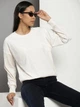 Свитшот женский Calvin Klein 421493374 XS Молочный (1159837802) - изображение 3