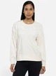 Свитшот женский Calvin Klein 421493374 XS Молочный (1159837802) - изображение 4
