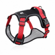 Нейлонова двостороння тактична шлейка для собак Tactical Dog Harness, XL Червоний - зображення 1