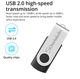 Флеш память 128 Гб Somnambulist USB 2.0 компьютерная флешка 128 Гб металлическая черная - изображение 4