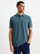 Поло длинное мужское C&A 22176951c28 2XL Зеленый (KC1000000050421) - изображение 1