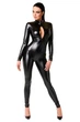 Комбінезон Noir Handmade F331 Powerwetlook overall Чорний 3XL (SX1995) - зображення 4