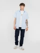 Рубашка хлопковая летняя мужская Arber Ralph.2 SS M04.14.23.521 3XL Голубая (2800000523121) - изображение 3