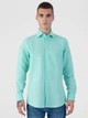 Рубашка мужская Arber Linen Shirt 2 M05.20.30.224 38-39 Зеленая (9099705230004) - изображение 1