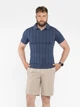 Поло длинное мужское Arber Polo SS1 N-Avt-95 M09.31.06.521 2XL Синее (2800000550707) - изображение 1