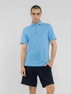 Поло длинное мужское Arber Jersey Polo-Shirt M14.12.23.521 2XL Голубое (2800000523848) - изображение 1