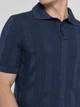Поло длинное мужское Arber Polo SS3 Avt-70 M09.39.06.521 M Синее (2800000538545) - изображение 4