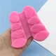 Молд силиконовый Листья 10 на 10 см розовый - изображение 8