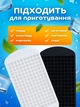 Силиконовая форма для замораживания льда кубики VMHouse многоразовые мягкие формочки 2 шт молд для шоколада желе конфет 160 кубиков по 1х1 см черный + белый (0224-0721) - изображение 3