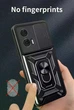 Протиударний чохол Armor Ring + захиcт камери для Motorola Moto Edge 50 Fusion case Simon чорний - изображение 6