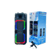 Колонка QL-8804-8805, 25 × 23 × 62 см, пластик, вбудований акумулятор, мікрофон, пульт, чорна - зображення 2