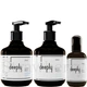 Набор для увлажнения и блеска волос Deeply: Увлажняющий шампунь Deeply Hydrating Shampoo 250мл + Увлажняющий кондиционер Deeply Hydrating Conditioner 250мл + Крем для блеска волос Deeply Brilliant Finishing Cream 200мл - изображение 1