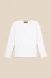Лонгслив однотонный для мальчика LAWA BBC02316 128 см Белый shop (2000991057197) - изображение 1