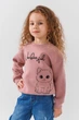 Свитшот с принтом для девочки Baby Show 14394 92 см Пудровый shop (2000990777553) - изображение 1