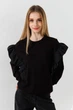Свитшот однотонный для девочки LAWA GTC02310 122 см Черный shop (2000991016156) - изображение 1