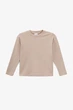 Лонгслив однотонный для девочки 298 122 см Бежевый shop (2000990954015) - изображение 1